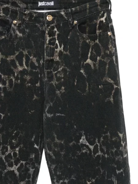 Blugi Just Cavalli cu imagine negru