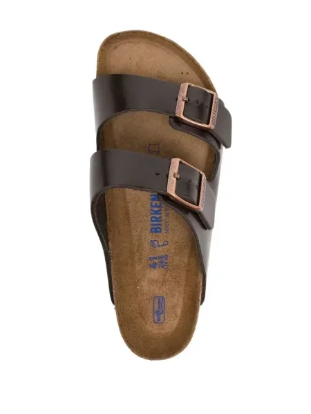 Σανδάλια Birkenstock σουέντ slip-on καφέ