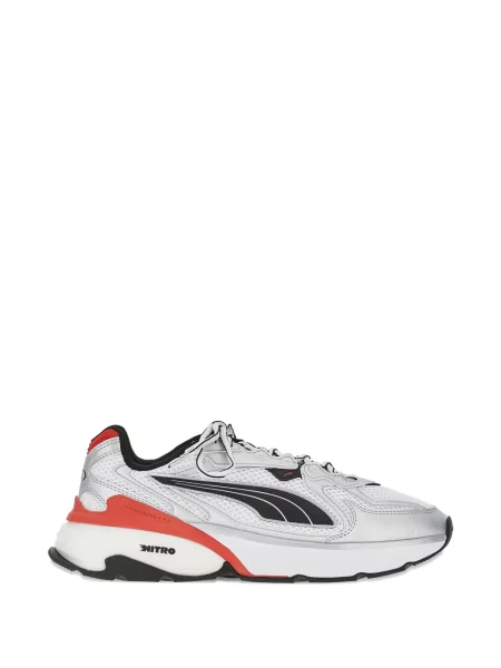 Sneakerși Puma cu autograf alb