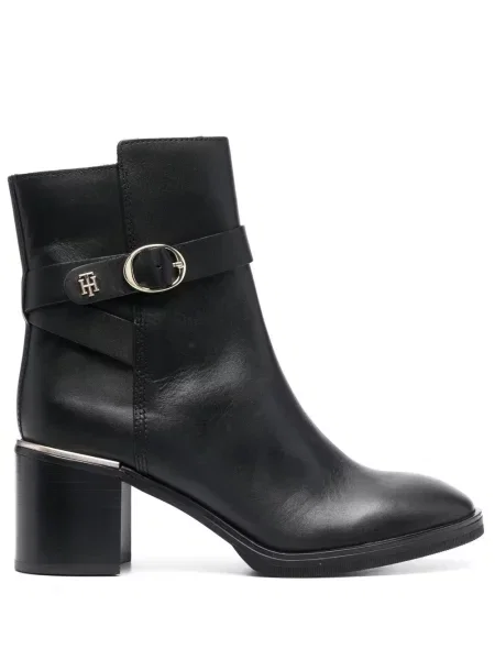 Cizme scurte Tommy Hilfiger cu cataramă negru