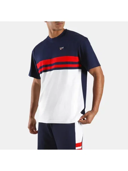 Reebok Koszulka Heritage Cut & Sew male Vector Navy Size: XS granatowa