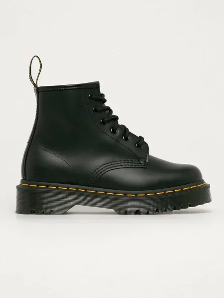 Dr. Martens Кожени кубинки черно