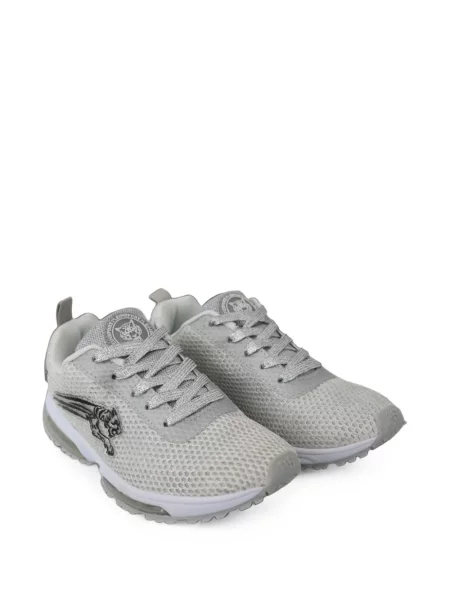 Sneakerși Plein Sport plasă gri