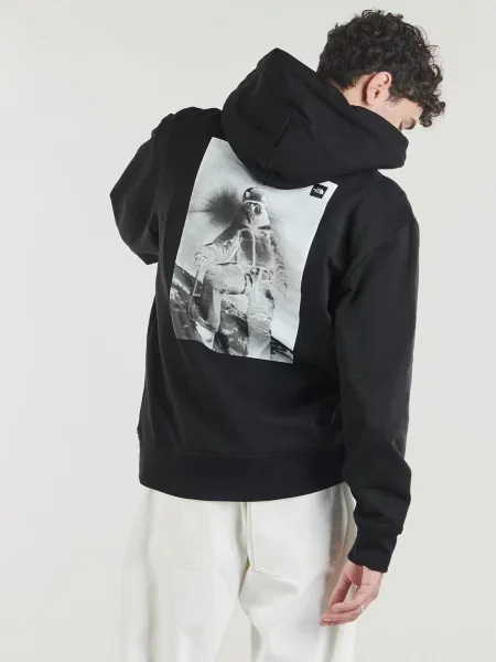 Hanorac cu glugă The North Face negru
