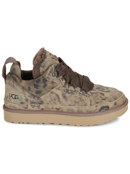 Pantofi Ugg din piele cu buline maro