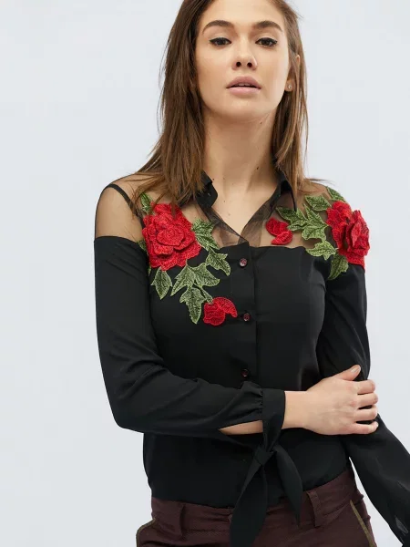 Вишита сорочка CARICA чорний