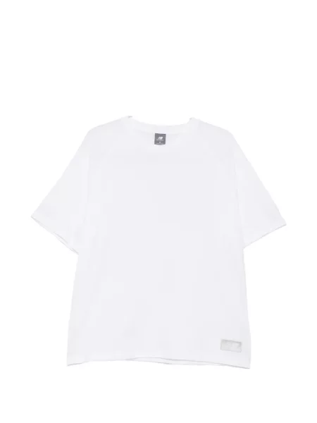 Tricou New Balance cu autograf albastru