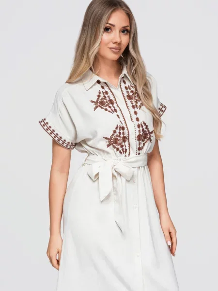 Rochie midi Ombre