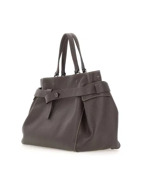 Shopperka Gianni Chiarini skórzana brązowa