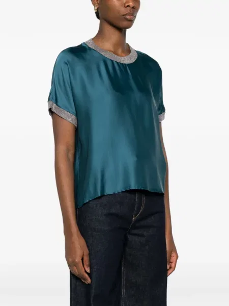 Μπλούζα Collection Privée? με στρογγυλή λαιμόκοψη μπλε