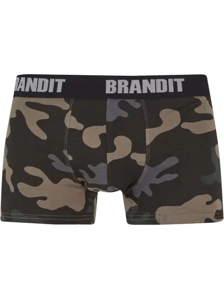 Камуфлажни шорти Brandit с автограф черно