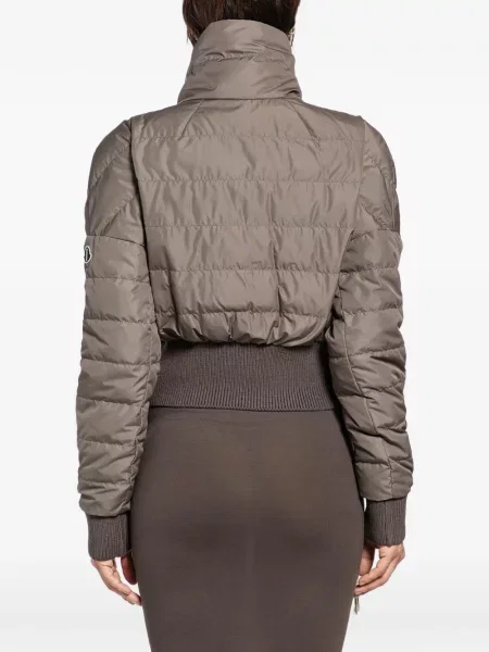 Matlasat decupat geacă Rick Owens maro