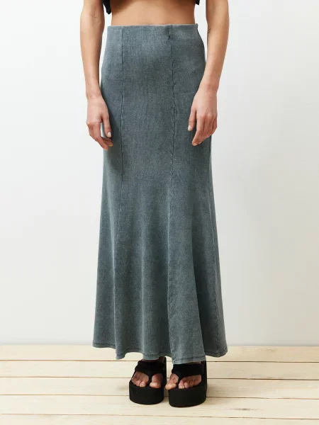 Trendyol Спідниця максі сірий