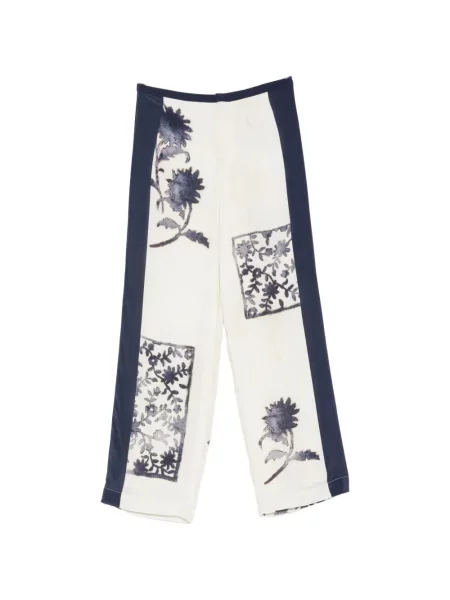 Pantaloni Sir cu model floral cu imagine