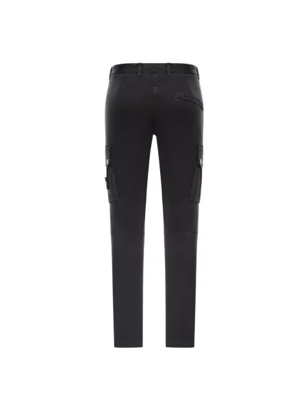 Spodnie cargo Stone Island z kamieniami czarne