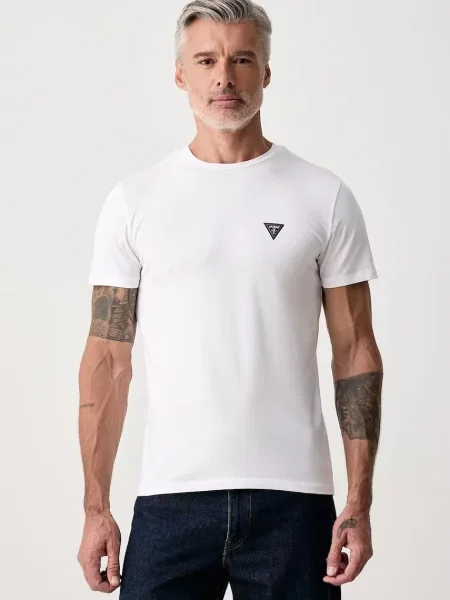 Guess T-shirt z ETTORE biała