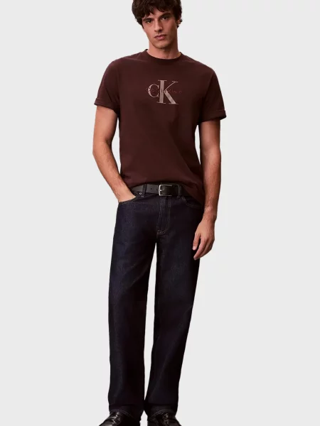 Футболка Calvin Klein Jeans коричнева