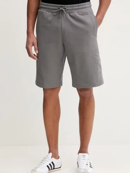 Kratke hlače Emporio Armani siva