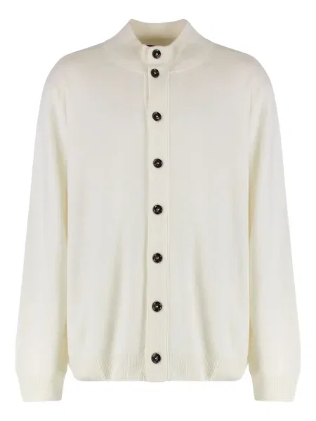 Cardigan Moorer tricotate alb