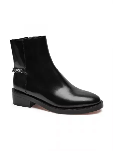 Michael Kors De piele botine CARLISLE negru