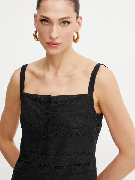 Marella sukienka BAVERO midi rozkloszowana czarny