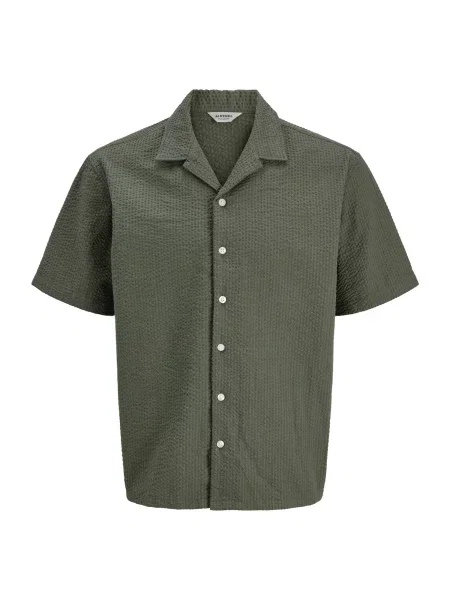 JJ Rebel Cămașă JREBHAVEN închis verde