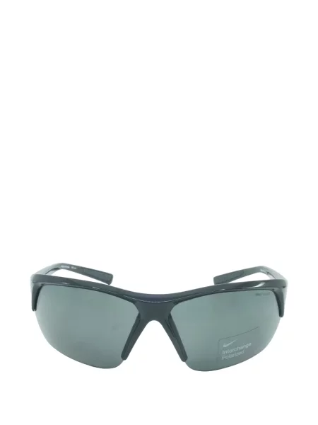 Ochelari de soare Nike de catifea cu autograf retro alb