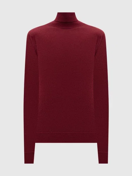 Гольф CATKIN з вовни мериноса John Smedley бордовий