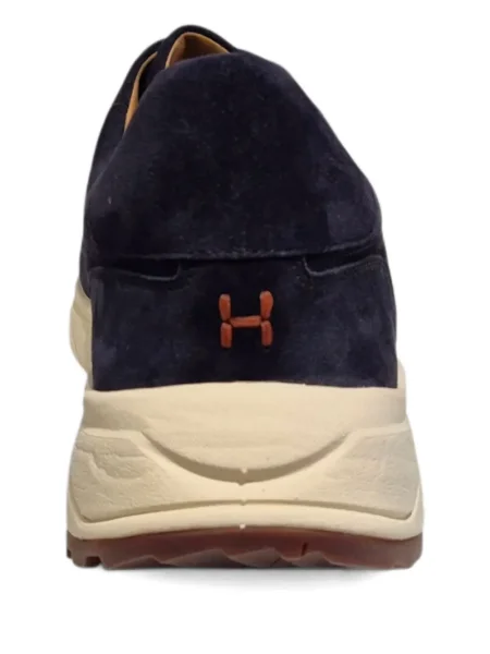 Sneakerși Henderson Baracco din piele de căprioară albastru