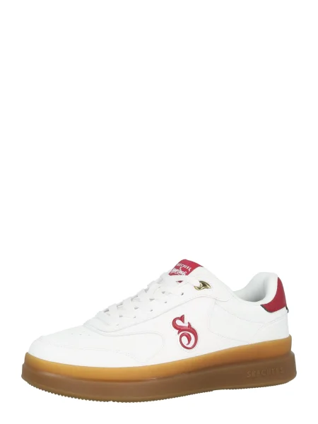 SKECHERS Niske tenisice Courtside Cali Dudez crvena bijela