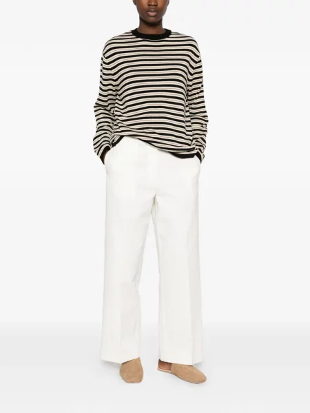 Pantaloni Cordera alb