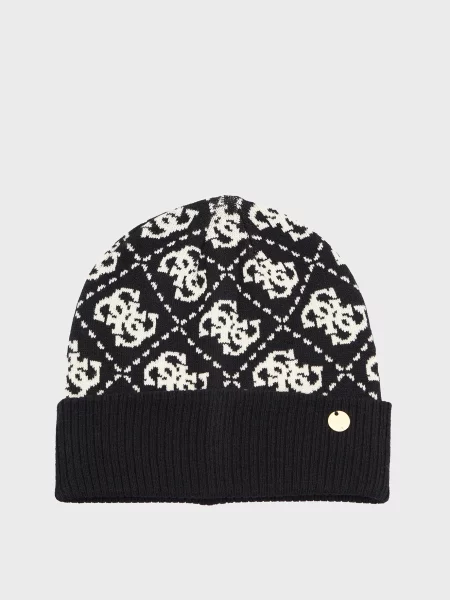 Шапка Guess с принтом