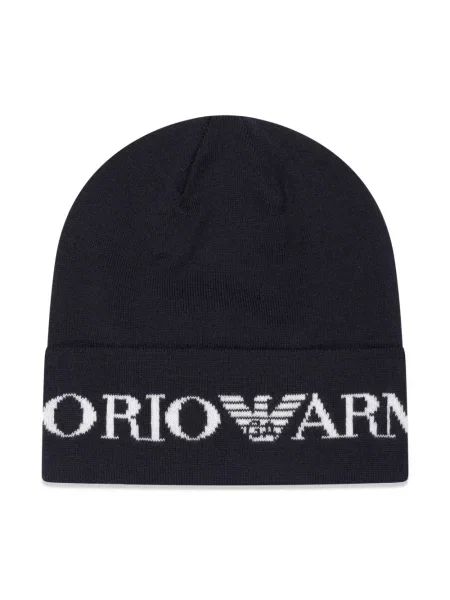 Czapka dziecięca Emporio Armani czarna