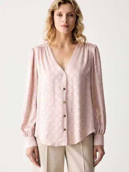 Marciano by Guess cămașă pentru femei cu vâscoză HADIL roz