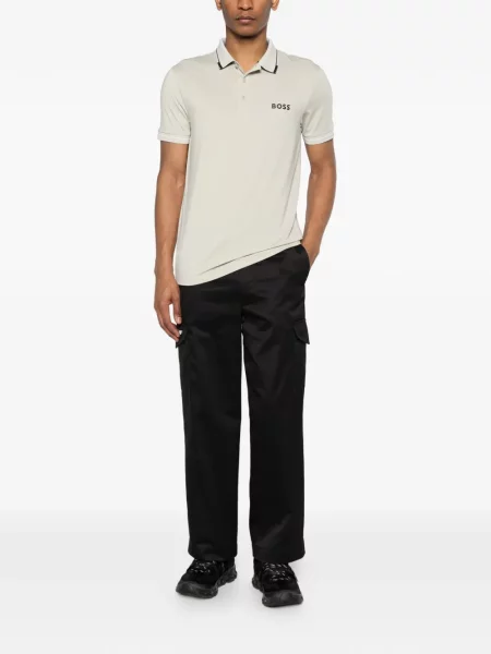 Tricou polo Boss cu autograf