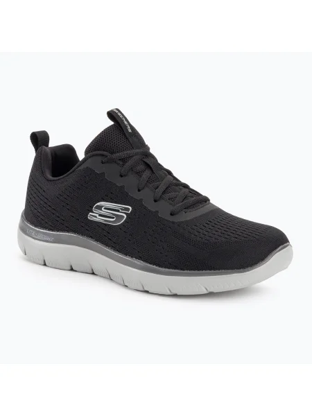 SKECHERS Summits Torre fekete/szürke férfi edzőcipő. Méret: 45 EU fekete