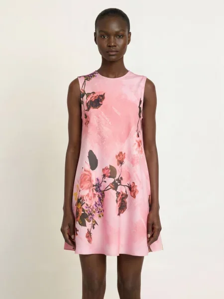 Ted Baker Saténové Šaty Adema / světle / starorůžová růžová