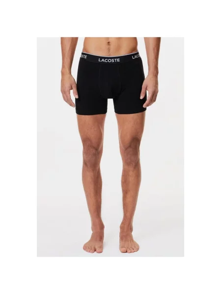 Boxerky Lacoste Underwear Boxer Brief Black S černé
