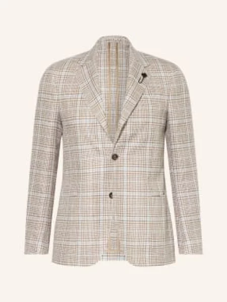 Lardini Marynarka Extra Slim Fit beige beżowa