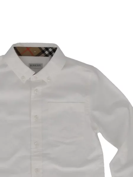 Koszula dziecięca Burberry biała