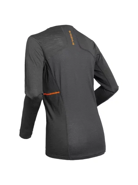 Koszulka termoaktywna z długim rękawem Daehlie Sportswear Performance czarna