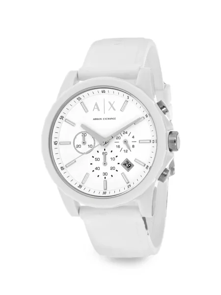 Pολόι Armani Exchange λευκό