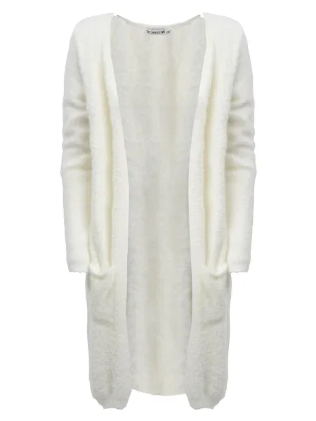 Influencer Kardiganas balta