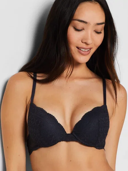 Бюстгальтер Etam з пуш-ап сірий