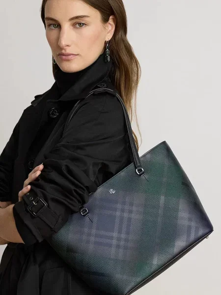 Lauren Ralph Lauren сумка-шопер шкіряна