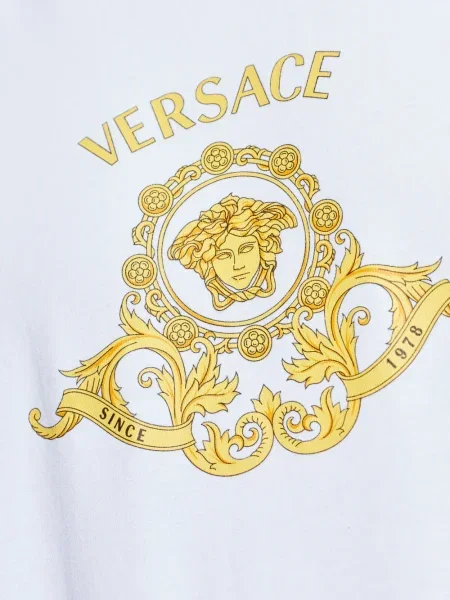 Tricou Versace cu imagine alb