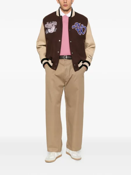 Δερμάτινο μπουφάν Off-white λευκό