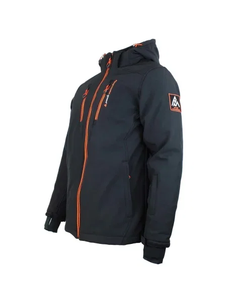 Geacă Peak Mountain softshell negru