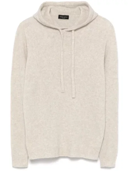 Hanorac cu glugă Roberto Collina tricotate