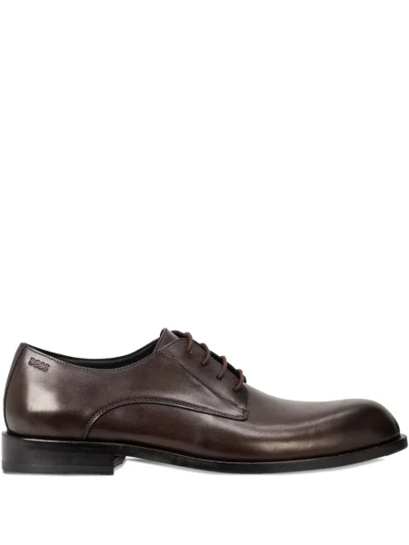 Pantofi derby Boss din piele maro